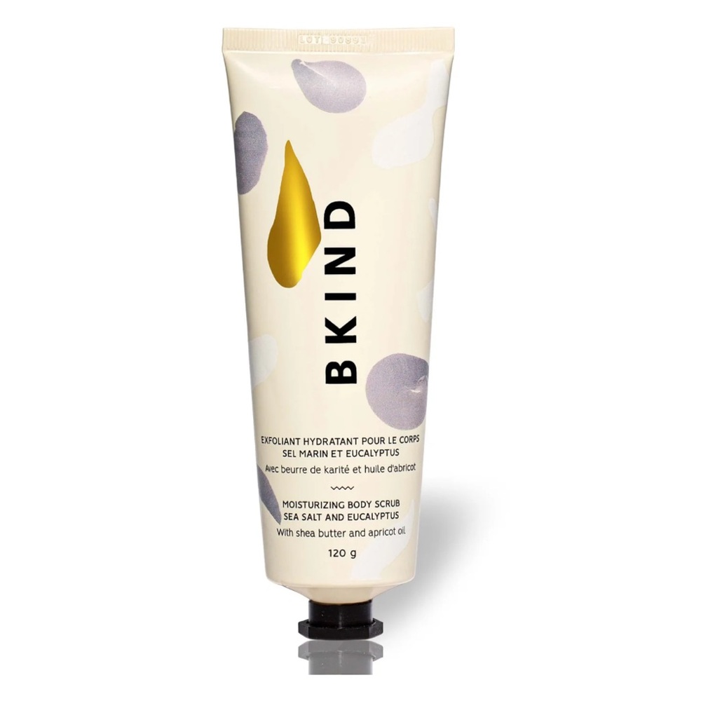 BKIND Sea Salt Eucalyptus Moisturizing Body Scrub 120g NWT